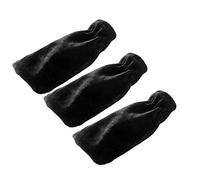 Copri pedale per pianoforte Pleuche da 3 pezzi, elastico antiscivolo 12 × 7 cm 4,7 × 2,8 pollici per pianoforte a coda e verticale (Negra)