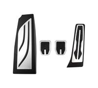 Copri Pedali Auto Per BMW E60 E61 E63 E64 E70 2004-2010 LHD Gas Freno Acceleratore Resto Piede Pedale Copertura Accessori Interni Auto Pedali(4Pcs MT with rest)