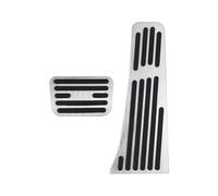 Copri Pedali Auto Per BYD Per DENZA Per D9 2023 AT Pedali Pedale Acceleratore Acciaio Inossidabile Pastiglia Freno Copertura Senza Foratura Pastiglie(Silver)