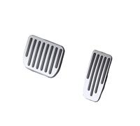 Copri Pedali Freno Per Tesla Per Modello Y Per Juniper Aggiornamento Pedali Pads Antiscivolo Acceleratore Freno Resto Performance Tappetini In Alluminio Accessori(Argento)