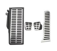 Copri Pedali Per VW CC Per Passat B6 B7 R36 Per Line Per Skoda Per Superb Acciaio Inox LHD Auto Pedali Gas Freno Poggiapiedi Pedale Copertura Copripedali(MT with rest)