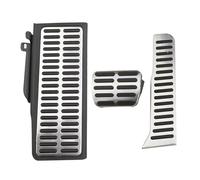 Copri Pedali Per VW CC Per Passat B6 B7 R36 Per Line Per Skoda Per Superb Acciaio Inox LHD Auto Pedali Gas Freno Poggiapiedi Pedale Copertura Copripedali(AT with rest)