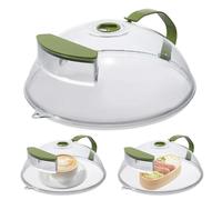 Copri per microonde 26,9 x 11,9 cm - Coperchio antispruzzo con vaporiera | Piastra di protezione per il riscaldamento degli alimenti | Accessorio da cucina riutilizzabile per cucinare riscaldar
