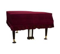 Copri Pianoforte 1pc in stile europeo in velluto a colori solidi in vernice verniciatura for pianoforte coperchio a prova di polvere cover di copertura for mobili protettiva Protezione Pianoforte(1A-R