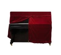Copri Pianoforte Piano Full Cover Full Cover Dright Piano Solido Solido Stile Open Protettore Copertura Elegante Strumenti Accessori Decor Protezione Pianoforte(Green)