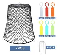 Copri Piante in Ferro Protezione Animali Cupola Protettiva Design per Pensieri d
