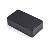 Copri Pickup In Ottone Per Chitarra Elettrica LP Guscio In Rame Chiuso Guscio In Metallo Argento 70 * 39 Mm(Black)