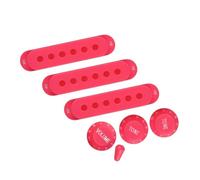 Copri Pickup Single Coil 2T1V Volumi Tono Manopole Controllo Interruttori Punta Coperture Per Chitarra Elettrica Accessori Per Chitarra Copri Pickup A Bobina Singola Volumi Manopole Tono