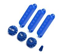 Copri Pickup Single Coil Con Punta Per Interruttore Per Chitarra Kit Manopola A 1 Volume E 2 Toni Per Parti Di Chitarre Stile ST Accessorio per Chitarra Strumento (Color : 02)
