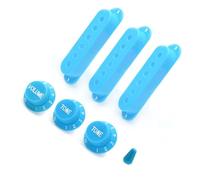 Copri Pickup Single Coil Con Punta Per Interruttore Per Chitarra Kit Manopola A 1 Volume E 2 Toni Per Parti Di Chitarre Stile ST Accessorio per Chitarra Strumento (Color : 04)