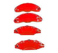 Copri pinza freno anteriore e posteriore per mozzo ruota 652F, adatto per 3 copri in alluminio 2025(Red)