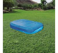 Copri-piscina realizzato in telone di plastica PE impermeabile, facile da riporre e installare, per mantenere la piscina pulita e pronta (Ø 265 * 175 * 25 cm)