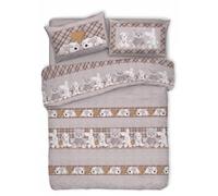 Copri piumino Peluche Pupazzi animali sacco per piumino letto Made in Italy