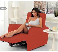 Copri Poltrona Genius Relax Lounge Per Poltrone Reclinabil Tinta Unita Colore Siena 1011