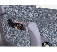 Copri Poltrona Relax Reclinabile Trapuntata Pensieri Delicati Reticolo Rigato