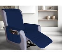 Copri Poltrona Relax Reclinabile Trapuntata Pensieri Delicati Tinta Unita Idrore