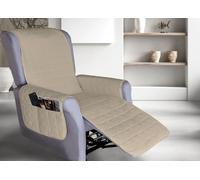 Copri Poltrona Relax Reclinabile Trapuntata Pensieri Delicati Tinta Unita Idrore