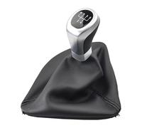 Copri Pomello Cambio Per BMW Series 1 Per X1 E81 E82 E87 E88 Consegna Rapida Pomello Del Cambio Per Auto A 5 E 6 Velocità Cuffia Per Testa Copri Leva(RHD 5R-Silver)