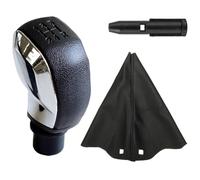 Copri Pomello Cambio Per Saxo Per Xsara Per Xantia C2 C3 Per Pluriel Per Picasso C4 Pomello Del Cambio ABS Per Auto Manuale 5 Marce(Chrome Set)