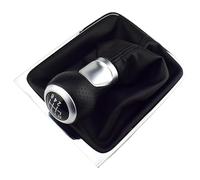 Copri Pomello Cambio Per VW Per Passat B6 2005 2006 2007 2008 2009 2010 2011 Pomello Del Cambio A 5/6 Velocità Cuffia Leva Collare Di Copertura(Argento,5 speed)