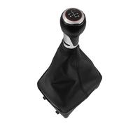 Copri Pomello Cambio Per VW Per Polo 9N 9N2 Per GTI 2002 2003 2004 2005 2006 2007 2008 2009 Pomello Del Cambio Leva Cuffia In Pelle PU Testa(5 Speed B0271)