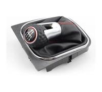 Copri Pomello Cambio Pomello Cambio Per Auto Con Manicotto Di Copertura Collare Foro Da 12 Mm 6 Velocità Per VW Per G&Olf 4 MK4 5 7 MK7(Grey)