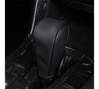 Copri Pomello del Cambio Auto per Jeep Renegade 2019-2023, in Pelle Antiscivolo Copertura Pomelli Leva Cambio Traspirante Design Velcro Accessori,C/Black