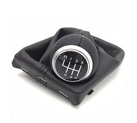 Copri pomello del cambio per auto Per A4 S4 B8 8K Per A5 8T Per Q5 8R 2007 2008-2015 Manuale Auto Leva Pomello Cambio Penna ghetta Pelle Boot Copertura Della Cassa Collare Copertura( Silver R123456 Co