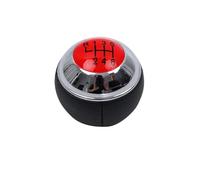 Copri Pomello Leva Auto Per Mini Per R50 2000-2006 | Sfera Con Impugnatura A Leva Del Cambio Manuale Per Auto Cromata A 5/6 Velocità(Red 6 Speed)