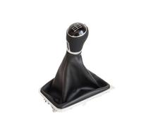 Copri Pomello Leva Auto per Passat per B8 2014-2023 | Pomello Del Cambio Per Auto Con Guida A Destra A 5/6 Velocità Con Telaio Del Cambio Manuale Cromato(6 speed)