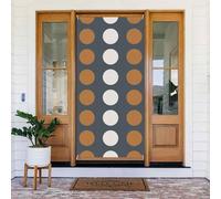 Copri porta con stampa Boho Polka Do L, decorazione decorativa per interni ed esterni, primavera, estate, autunno, inverno, Halloween, Natale, decorazioni per la casa