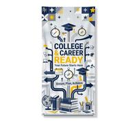 Copri porta decorativo per laurea, con bussola educativa motivazionale, per libri educativi, con corda, cartello per porta d'ingresso, decorazione per la casa, per portico, ingresso, interni ed