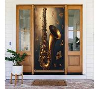 Copri porta vintage con stampa dorata n. 27, decorazione decorativa per interni ed esterni, primavera, estate, autunno, inverno, Halloween, Natale, decorazioni per la casa