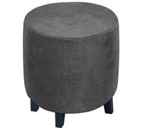 Copri Pouf Fodera Poggiapiedi Rotondo Copri Pouf Elasticizzato Velluto Copri Ottomano 40x40/60x60/80x80 /50x50 Copertura Dell'Ottomano Rimovibile Lavabile Copri Pedaliera per Soggiorno ( Color : #2 ,