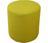 Copri Pouf Impermeabile Elasticizzato, Rivestimento Poggiapiedi in Tessuto Poliestere Spandex, Fondo Antiscivolo, Lavabile, Protezione Arredo da Macchie(Fruit Green,30x25cm(12x10inch))