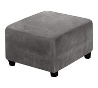Copri Pouf Quadrato 35x35 40x40 45x45 50x50 100x100 Copertura Pouf Elasticizzato Velluto/Jacquard Copri Poggiapiedi Antipolvere Staccabile Fodera Poggiapiedi Ottomano Lavabile (Color : 5#, Size : 13