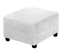 Copri Pouf Quadrato 35x35 40x40 45x45 50x50 100x100 Copertura Pouf Elasticizzato Velluto/Jacquard Copri Poggiapiedi Antipolvere Staccabile Fodera Poggiapiedi Ottomano Lavabile (Color : 10#, Size : 1
