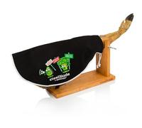 Copri prosciutto Kukuxumusu Colore Nero - Cotone 50% - Custodia Prosciutto 55 cm - Ideale sia per prosciutto che pallet - Modello Green Lives