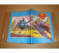 COPRI QUADERNO PLASTIFICATO SUPERMAN DC COMICS 1979 (MARVEL - BATMAN - FLASH)