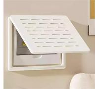 Copri Quadro Elettrico con Design a Coperchio Ribaltabile, Plastica Copri Contatore Elettrico Interno per Proteggere Interruttore Principale e Parete Decorativa(B,25 x 20 CM)