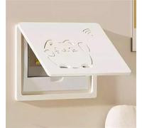 Copri Quadro Elettrico con Design a Coperchio Ribaltabile, Plastica Copri Contatore Elettrico Interno per Proteggere Interruttore Principale e Parete Decorativa(C,25 x 20 CM)