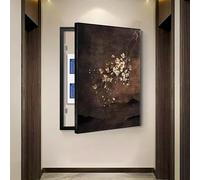 Copri Quadro Elettrico, Copri Quadro Elettrico Decorativo, Spingere e Tirare verso la Destra per Aprire, Nascodere il Contatore Elettrico(70x100 cm/27.6x39.4 in)