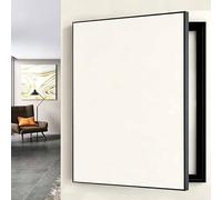 Copri Quadro Elettrico Decorativo, Mobile Copri Contatore per Ufficio a Casa, Quadro Murale per Nascondere il Contatore Elettrico(White,35x45cm/14x18in)