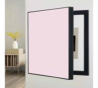 Copri Quadro Elettrico Decorativo, Mobile Copri Contatore per Ufficio a Casa, Quadro Murale per Nascondere il Contatore Elettrico(Pink,60x70cm/24x28in)