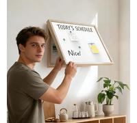 Copri quadro elettrico Mobiletto Copri-scatola Fusibili con Lavagna, Coperchio Decorativo per Quadro Elettrico Nascosto, Piastra Copri-scatola Interruttori da 45-80 cm(Wooden Grain A,18x14in/45x35cm)