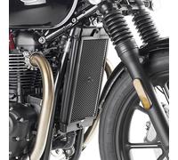 COPRI RADIATORE KAPPA TRIUMPH STREET TWIN 900 ('16-'22) NERO