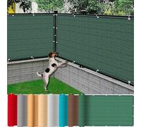 Copri Ringhiera Balcone Anti-Uv 1.2 x 2.9 m, HDPE 180G/M²Protezione Della Privacy, Asciugatura Rapida e Antistrappo, Anti-Peeping, Balconi Ringhiera Recinzione per Patio, Verde Scuro