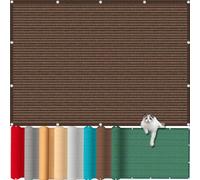 Copri Ringhiera Balcone Anti-Uv 2 x 2.9 m, HDPE 180G/M²Protezione Della Privacy, Asciugatura Rapida e Antistrappo, Anti-Peeping, Balconi Ringhiera Recinzione per Patio, Marrone