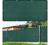 Copri Ringhiera Balcone Esterno 110 x 170 cm Protezione Privacy, Anti-Uv, Resistente Al Vento Frangivento da Esterno Facile da Montare per Recinzione, Giardino, Ringhiera, Verde