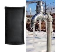 Copri Rubinetto 64x35 cm Panno Oxford Antigelo per antipolvere Nero